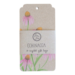 Echinacea Gift Tag 10 Pack