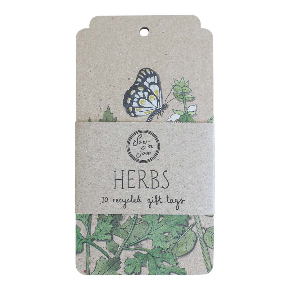 Trio of Herbs Gift Tag 10 Pack
