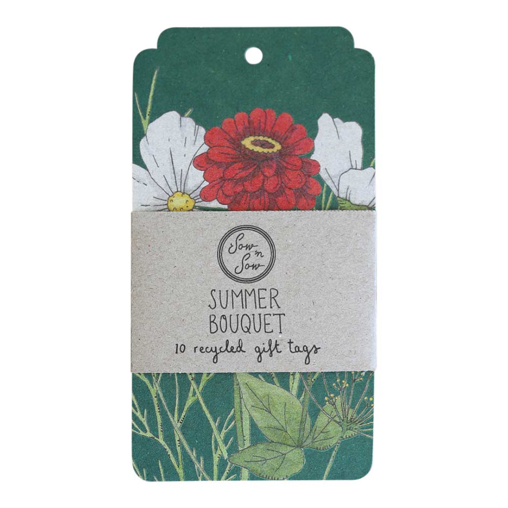 Summer Bouquet Gift Tag - 10 Pack